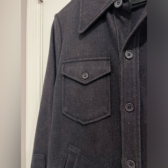 Vintage RPM Wool Linen Blend Chore Coat Field Jacket Size Small - Picture 5 of 7